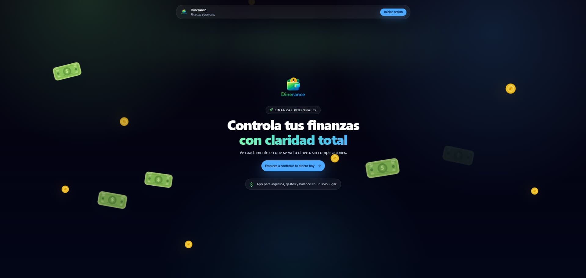 Vista previa de Dinerance